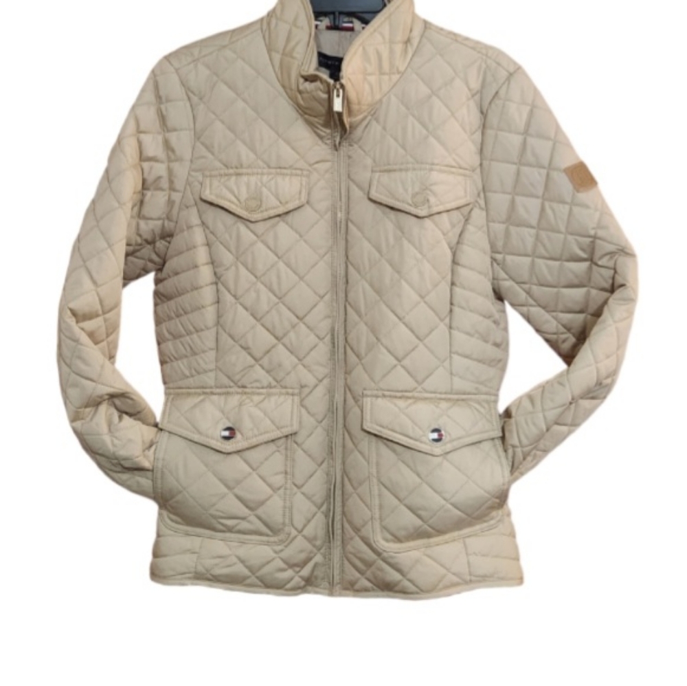 NWT TOMMY HILFIGER QUILTED JACKET- WOMENS MEDIUM